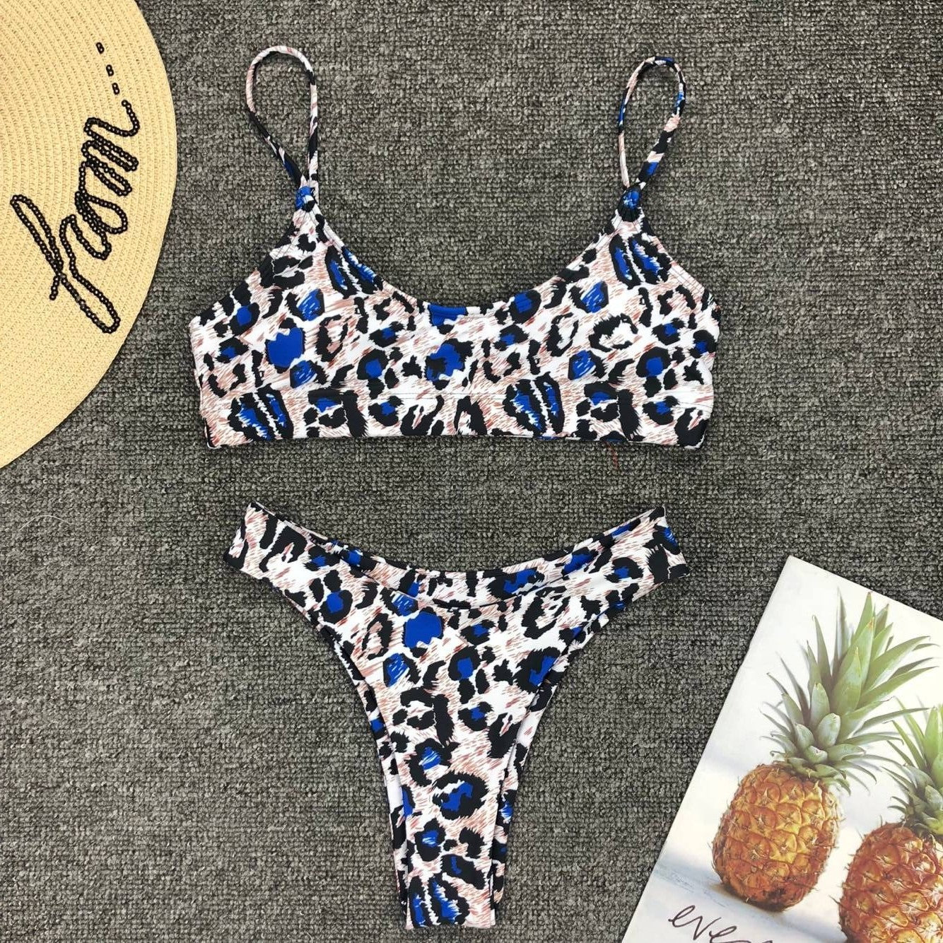 Bikini mit Leopardenmuster