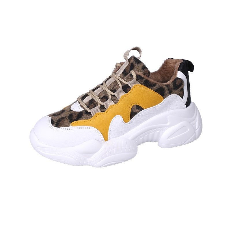 Leopard women's sneakers shoes