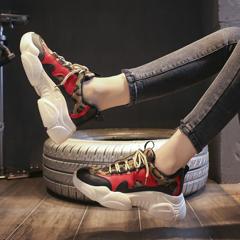 Leopard women's sneakers shoes