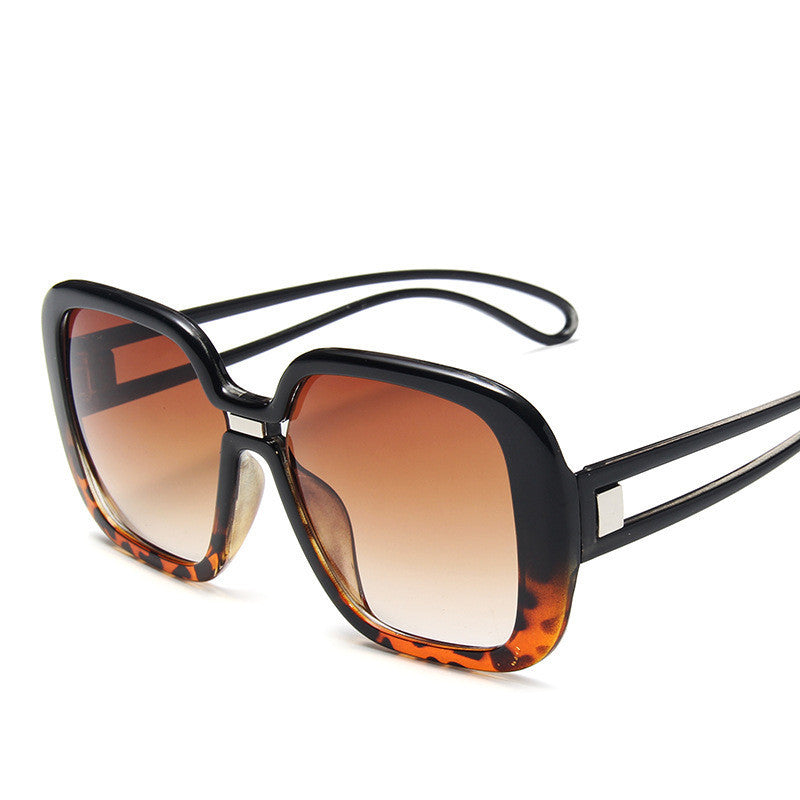 Großrahmige Sonnenbrille mit Farbverlauf Persönlichkeit Sonnenbrille