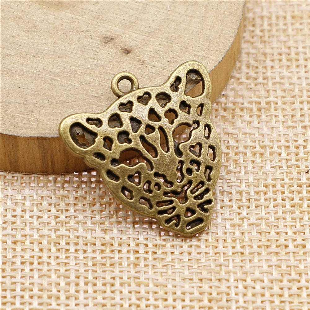 Schmuckzubehör DIY Handmade Leopard Head Anhänger
