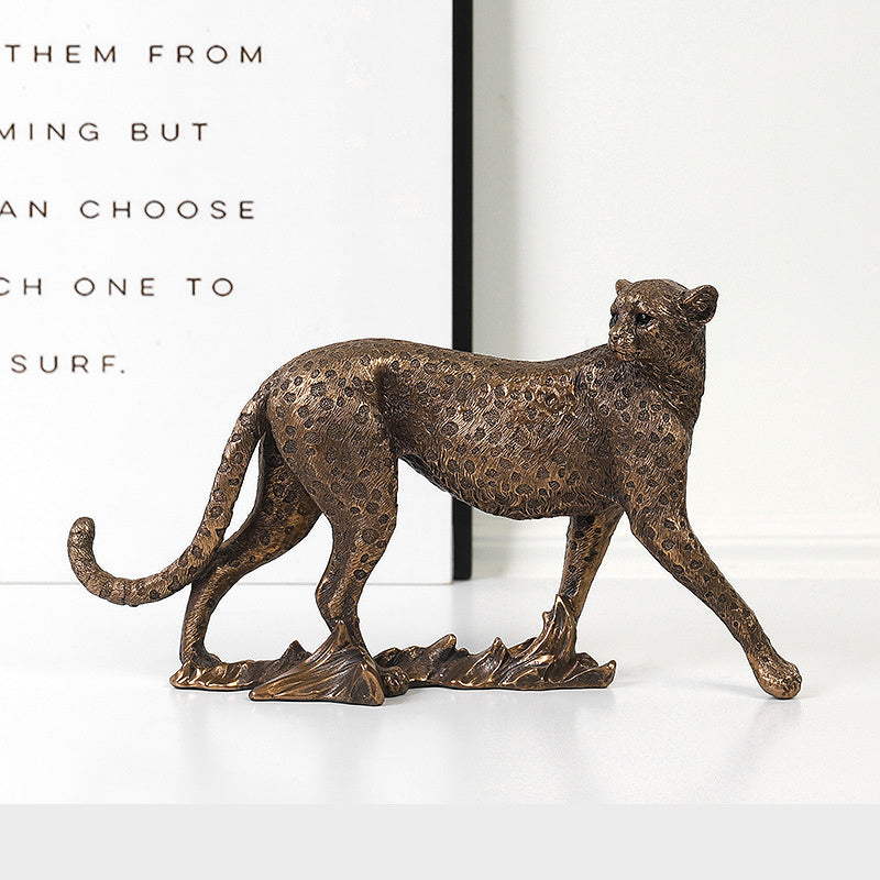 Vintage-Leoparden-Handwerk