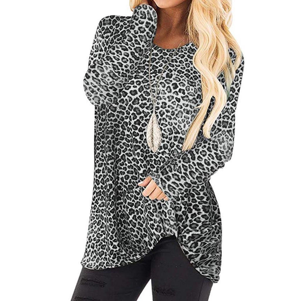 Explosives Damen-T-Shirt mit Leopardenmuster