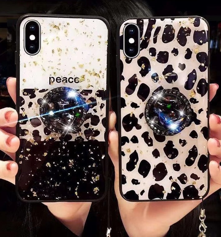Telefonhülle mit Leopardenmuster
