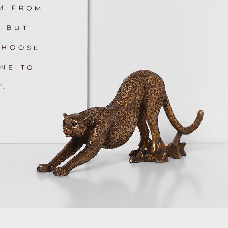 Vintage-Leoparden-Handwerk