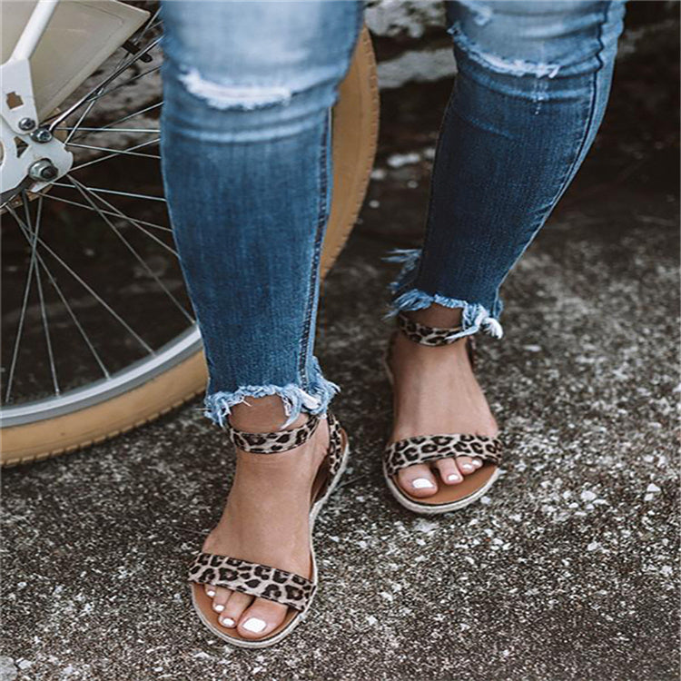 Leoparden-Sandalen