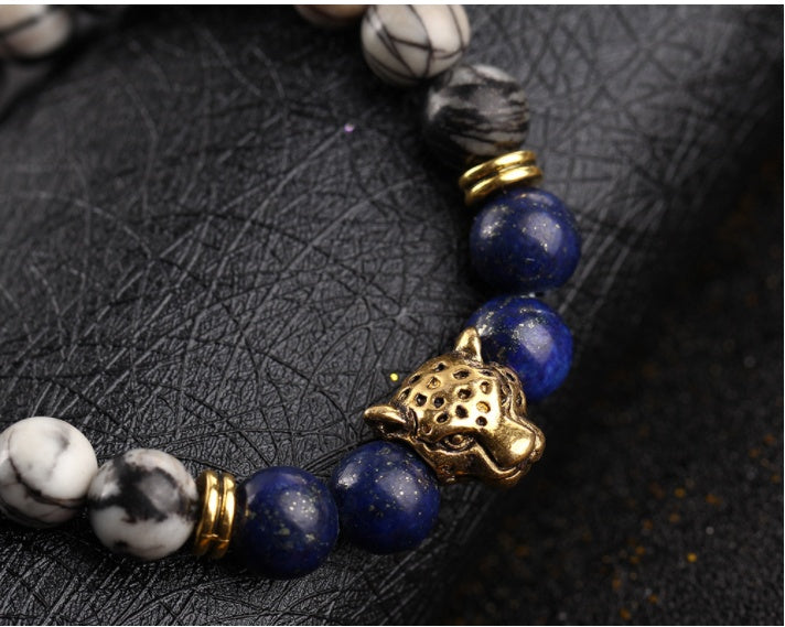 Elastisches Leopardenarmband