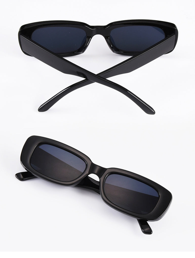Quadratische Damen-Sonnenbrille mit kleinem Rahmen