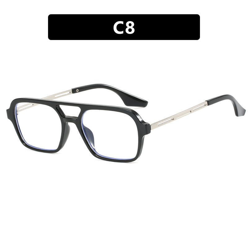 Neue Retro-Sonnenbrille mit quadratischem Rahmen für Männer