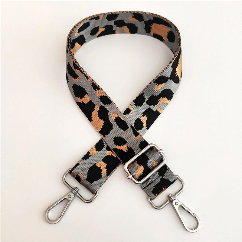 Women's Leopard Print verdickt verstellbaren Rucksack Ersatz Schultergurte