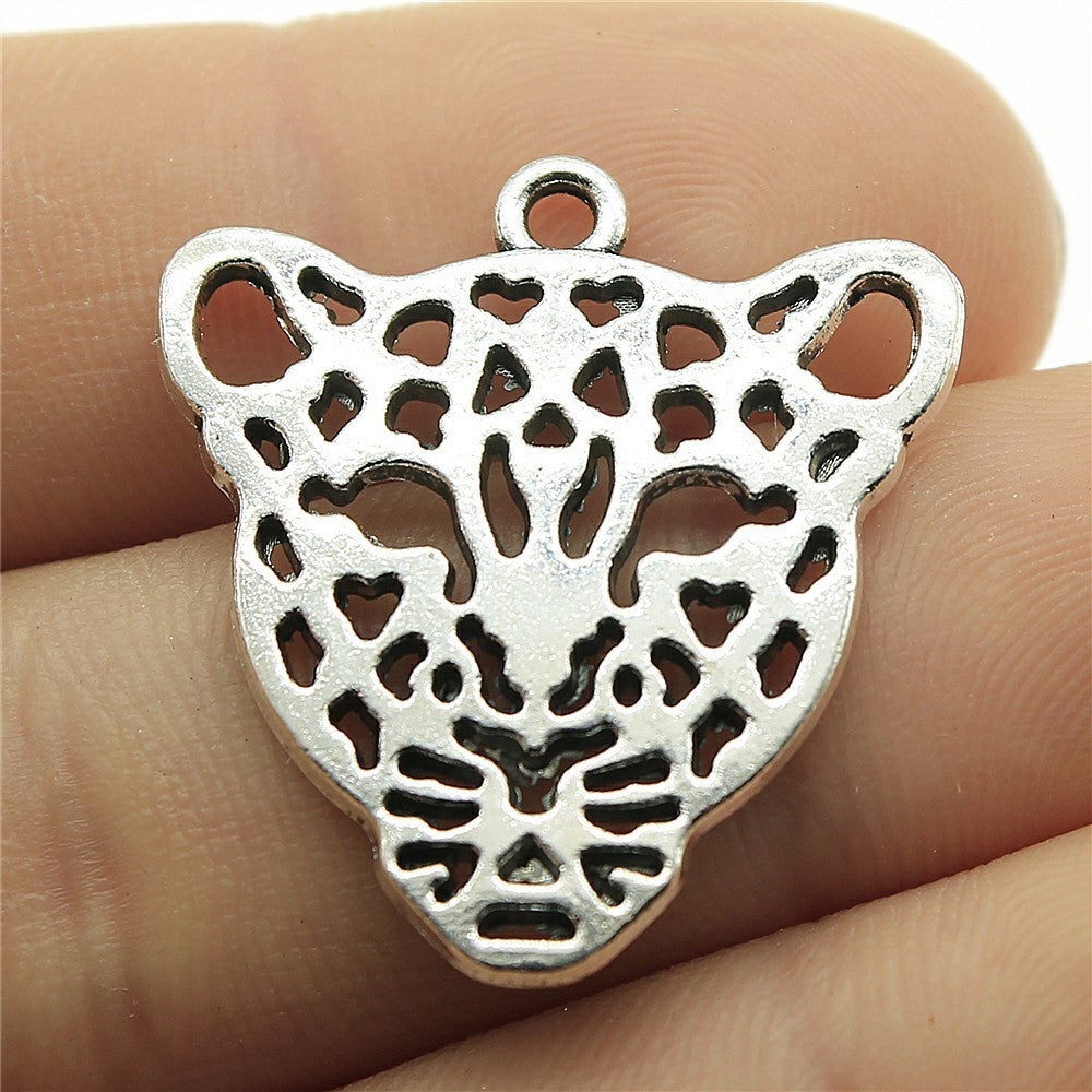 Schmuckzubehör DIY Handmade Leopard Head Anhänger