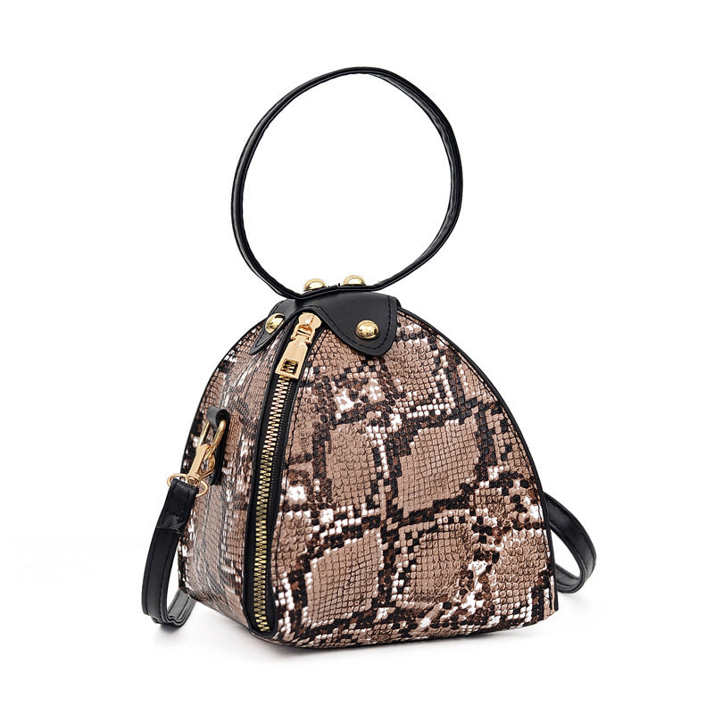 Leopardenmuster Dreieckstasche Handtasche