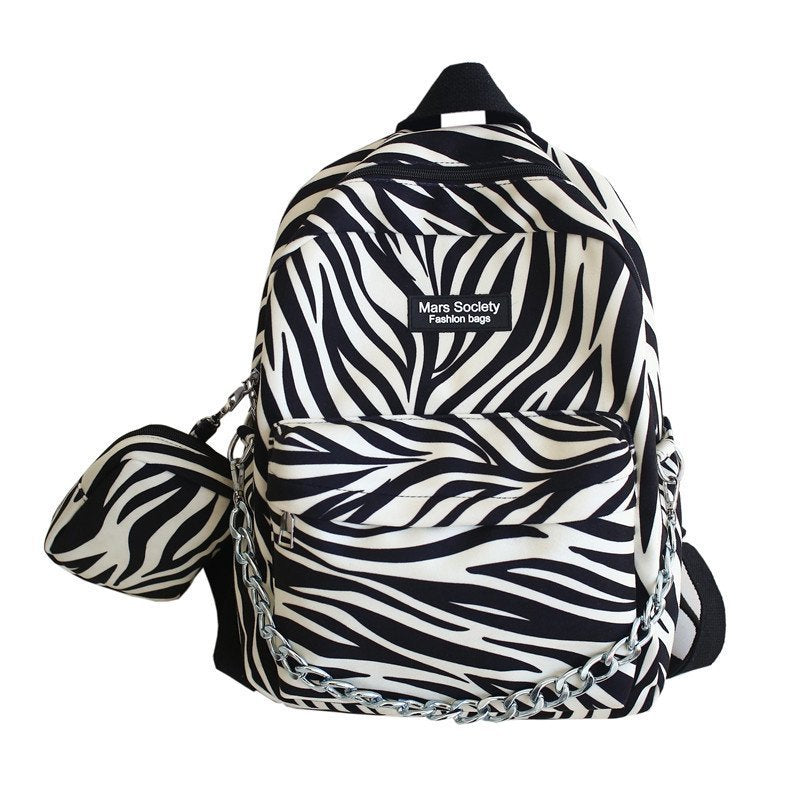 Koreanischer Stil Mode Persönlichkeit College-Stil Großraum-Muster-Rucksack