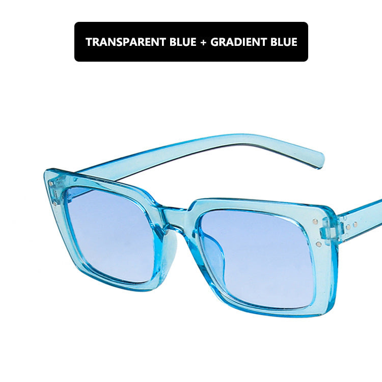 Mi Nail Schmaler Rahmen Quadratische Sonnenbrille Sonnenbrille
