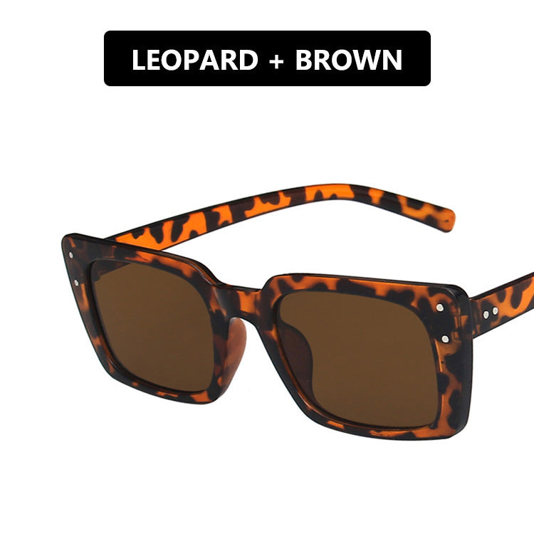 Mi Nail Schmaler Rahmen Quadratische Sonnenbrille Sonnenbrille