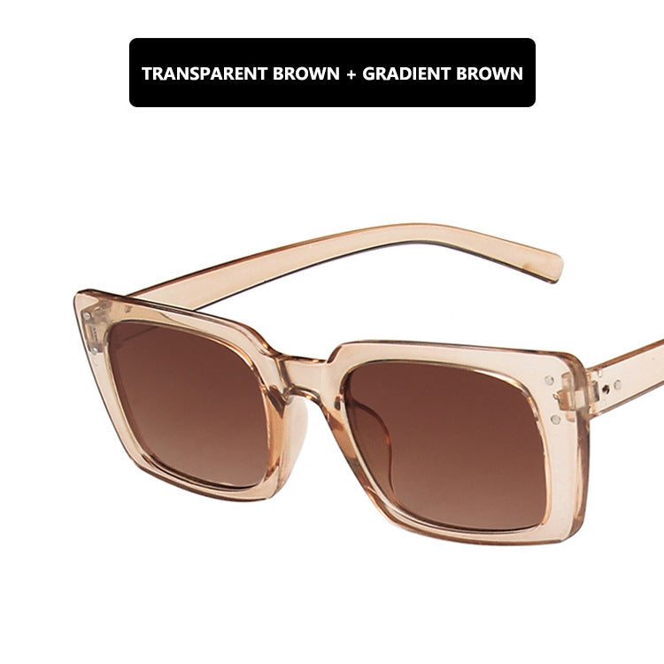 Mi Nail Schmaler Rahmen Quadratische Sonnenbrille Sonnenbrille