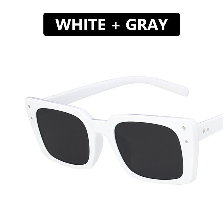 Mi Nail Schmaler Rahmen Quadratische Sonnenbrille Sonnenbrille
