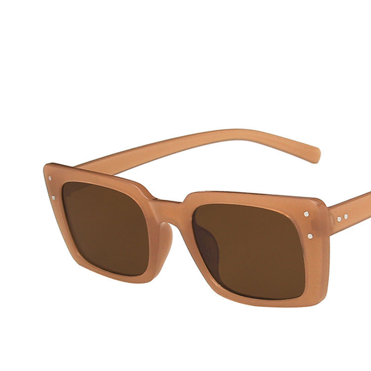 Mi Nail Schmaler Rahmen Quadratische Sonnenbrille Sonnenbrille