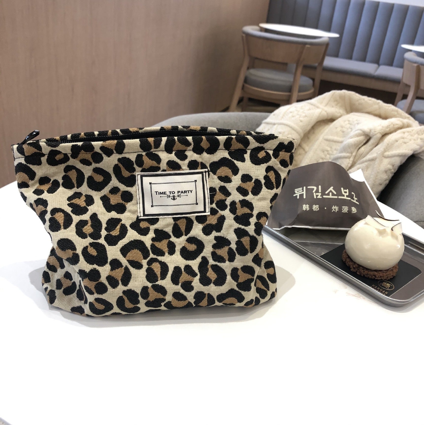 Leopard Zebra Print Kosmetiktasche Waschbeutel