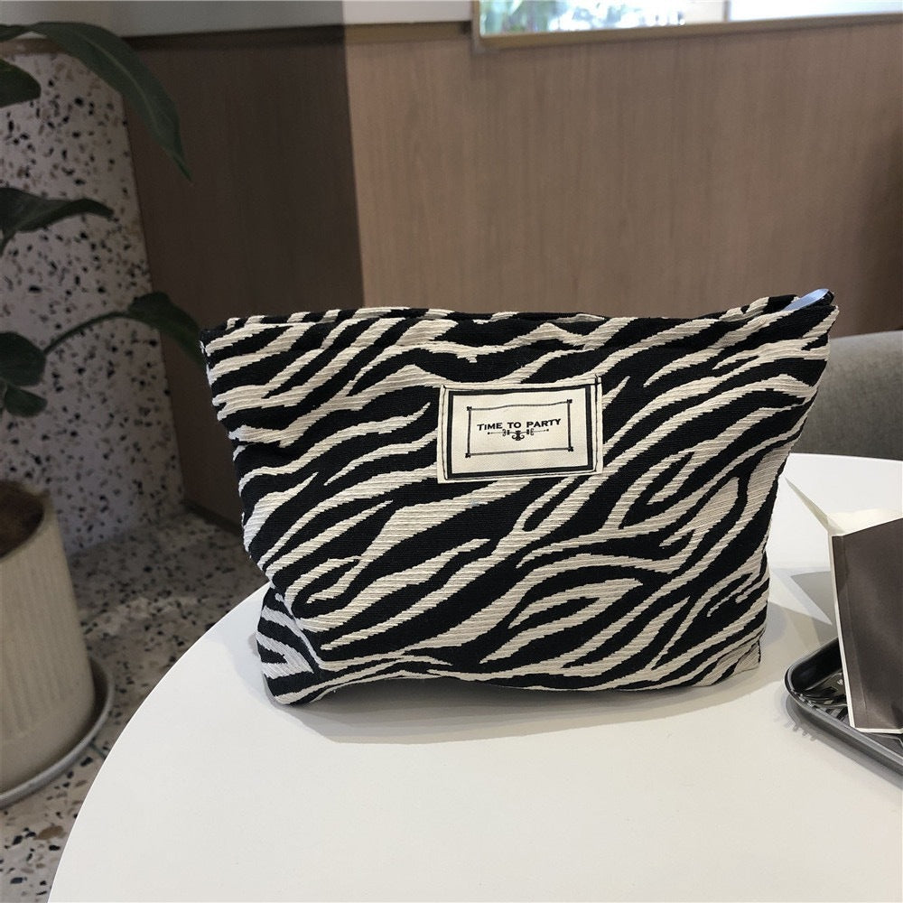 Leopard Zebra Print Kosmetiktasche Waschbeutel