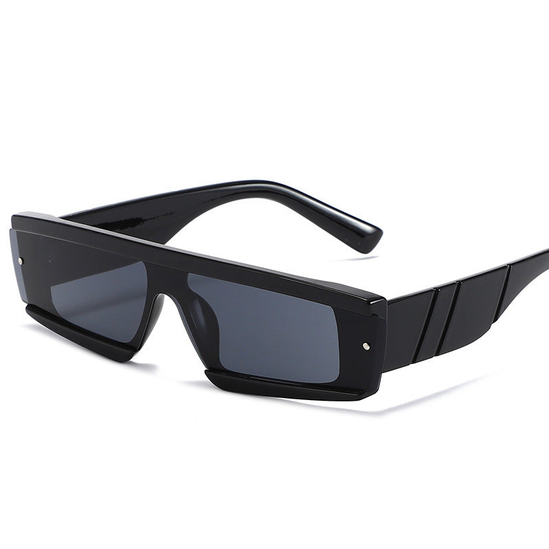 Einteilige Farbe Sonnenbrille Sommer Jelly Farbe Trend Sonnenbrille Netz Rot Moderne Persönlichkeit Brillen
