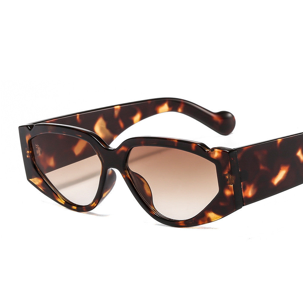 Persönlichkeit Farbe Kunststoff-Sonnenbrille, Trendy Sonnenbrille für Männer und Frauen, Cross-Border-Sonnenbrille