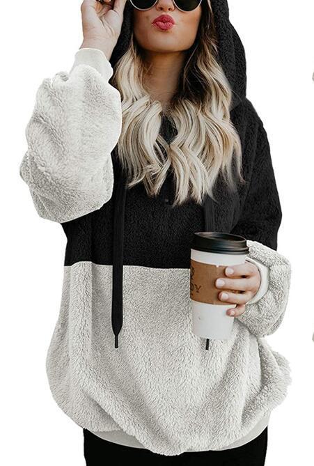 In Hot Sexy Female Leopard Zipper Pockets Coat Wool