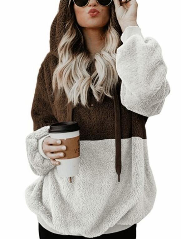 In Hot Sexy Female Leopard Zipper Pockets Coat Wool