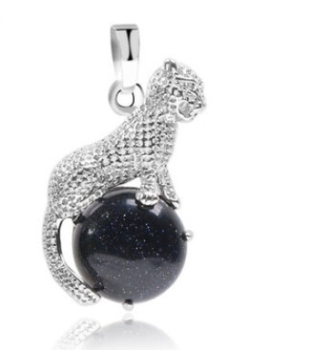 Blume Leopard Style Reitperlen Anhänger Jewellery