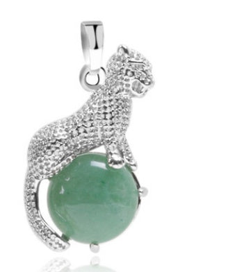 Blume Leopard Style Reitperlen Anhänger Jewellery