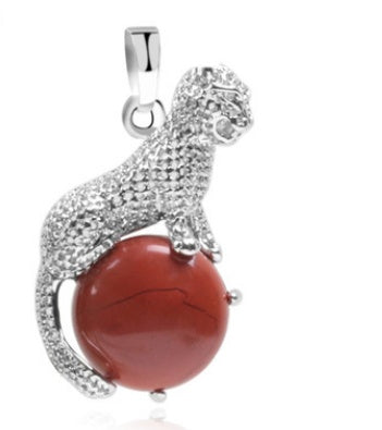 Blume Leopard Style Reitperlen Anhänger Jewellery