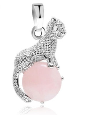Blume Leopard Style Reitperlen Anhänger Jewellery