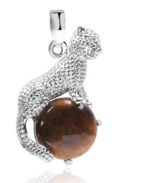 Blume Leopard Style Reitperlen Anhänger Jewellery