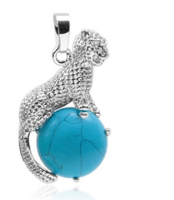 Blume Leopard Style Reitperlen Anhänger Jewellery