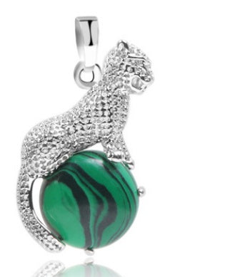 Blume Leopard Style Reitperlen Anhänger Jewellery