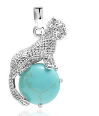Blume Leopard Style Reitperlen Anhänger Jewellery