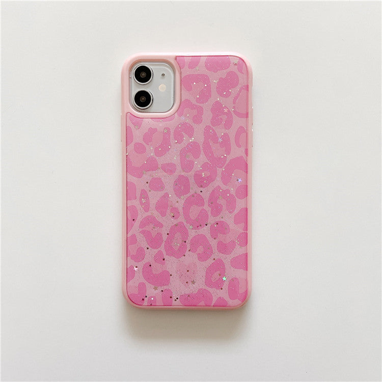 Kompatibel mit Apple, Leopard Epoxy für Iphone12Mini Apple Gold Folie 11Pro Max Handytasche 7 8Plus