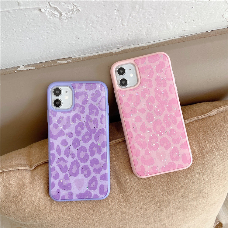 Kompatibel mit Apple, Leopard Epoxy für Iphone12Mini Apple Gold Folie 11Pro Max Handytasche 7 8Plus