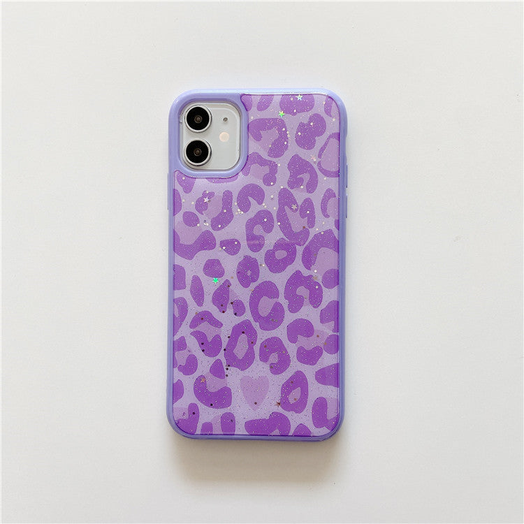 Kompatibel mit Apple, Leopard Epoxy für Iphone12Mini Apple Gold Folie 11Pro Max Handytasche 7 8Plus