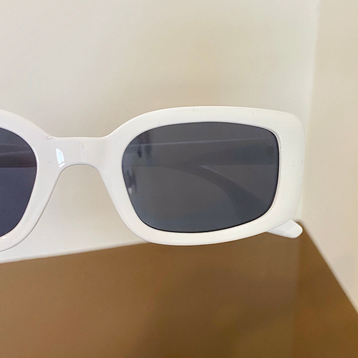 Konkave Form Anti-Ultraviolett Retro Small Box Leopard Print Sonnenbrille