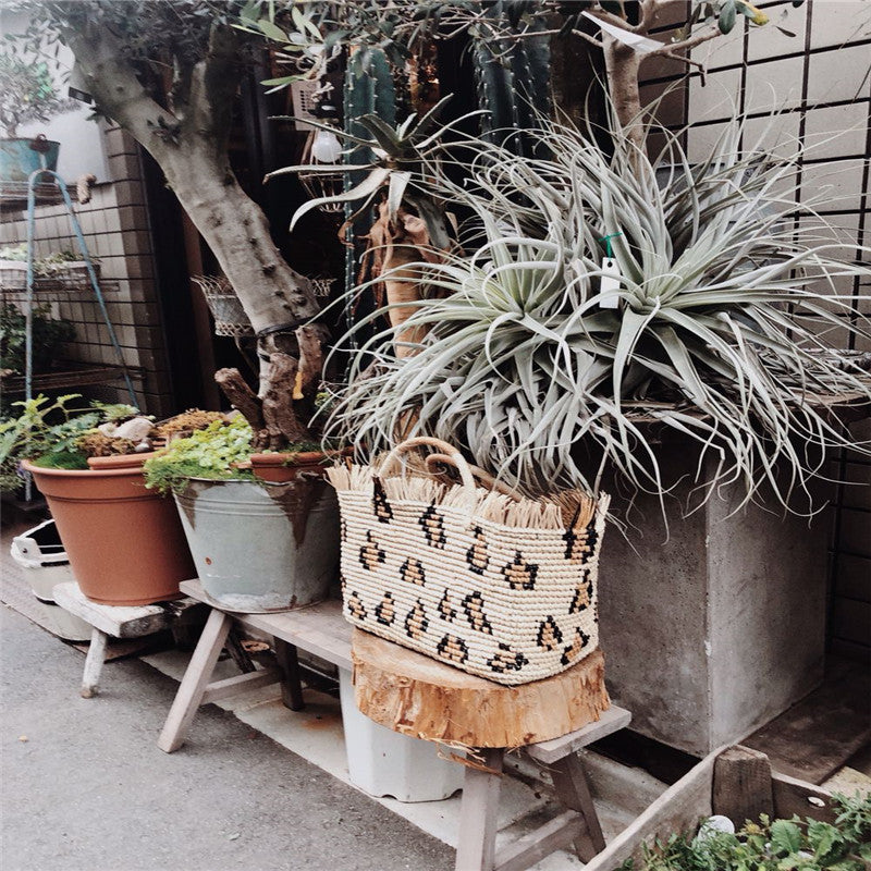 Tasche aus Leopardengewebe