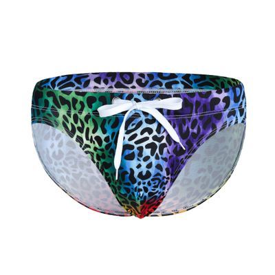 Man Leopard Badeanzug Trunks Badeanzug Male Swimsuit Briefs