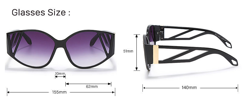 Katzenaugen-Sonnenbrille
