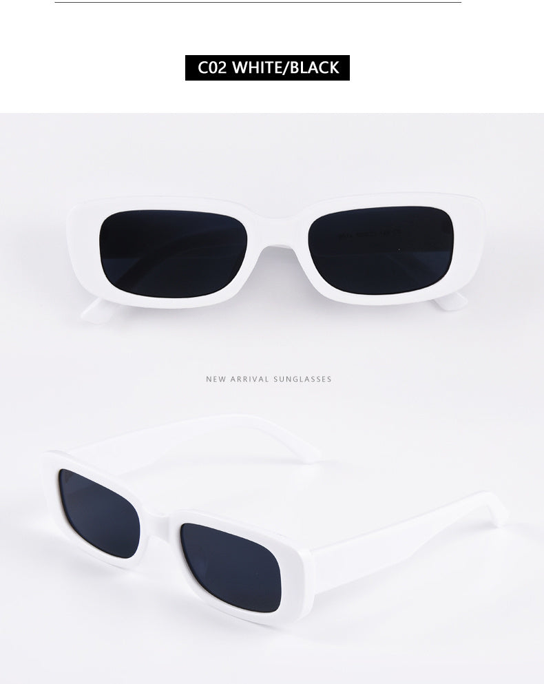 Quadratische Damen-Sonnenbrille mit kleinem Rahmen