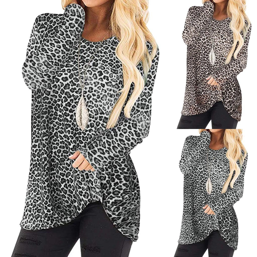 Explosives Damen-T-Shirt mit Leopardenmuster