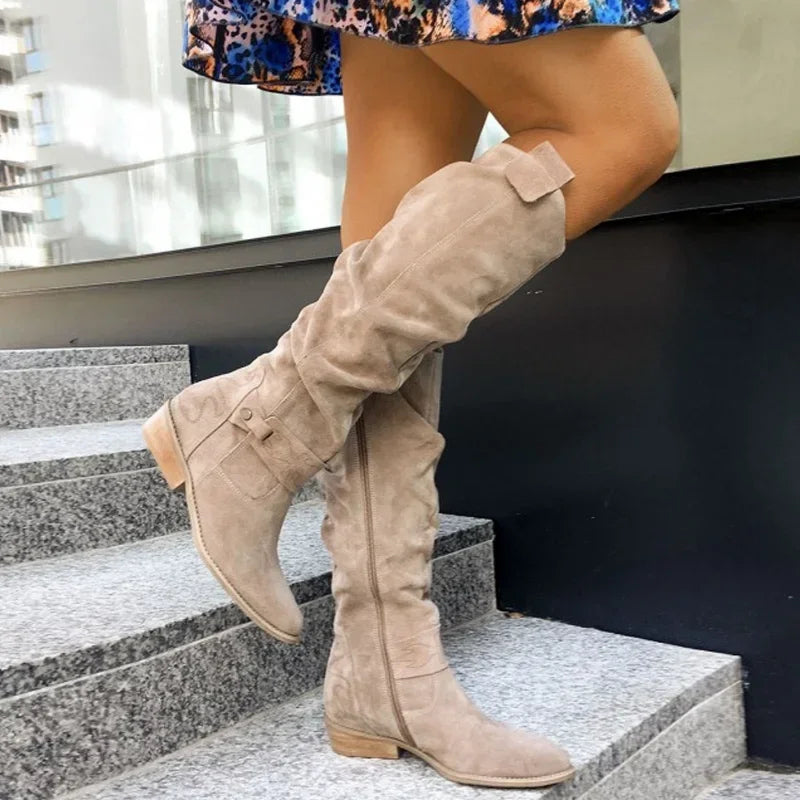 Hochwertige Damenstiefel aus Leder