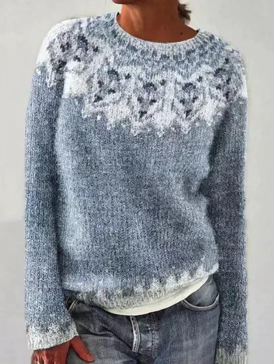 Herbst-Strickpullover für Frauen