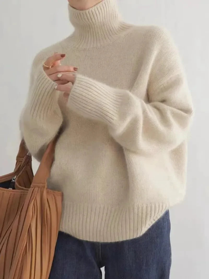 Eleganter Rollkragenpullover