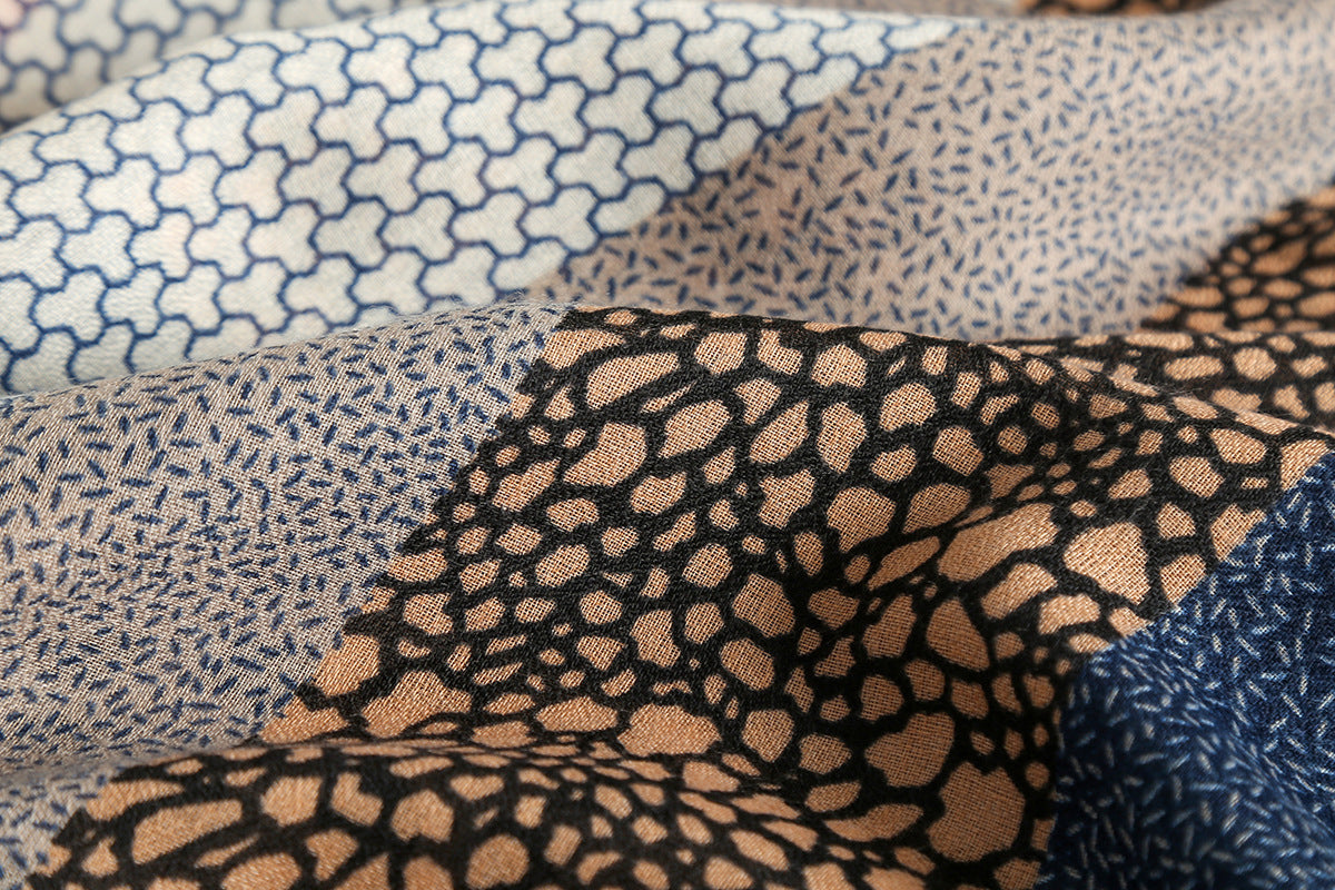 Neue Leopardenmuster Baumwolle und Leinen Gefühl Schal Frauen Winter All-matching langen warmen Schal Dual-use Strand Handtuch