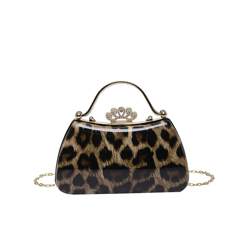 Leopardenmuster Mode Retro Crossbody Tasche für Frauen